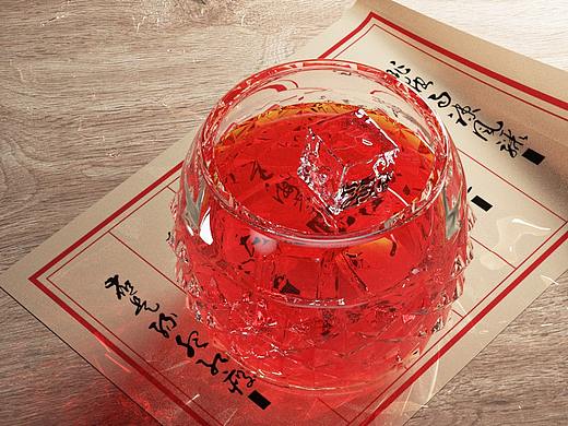 C4D-无中生有系列-酒杯-体积焦散