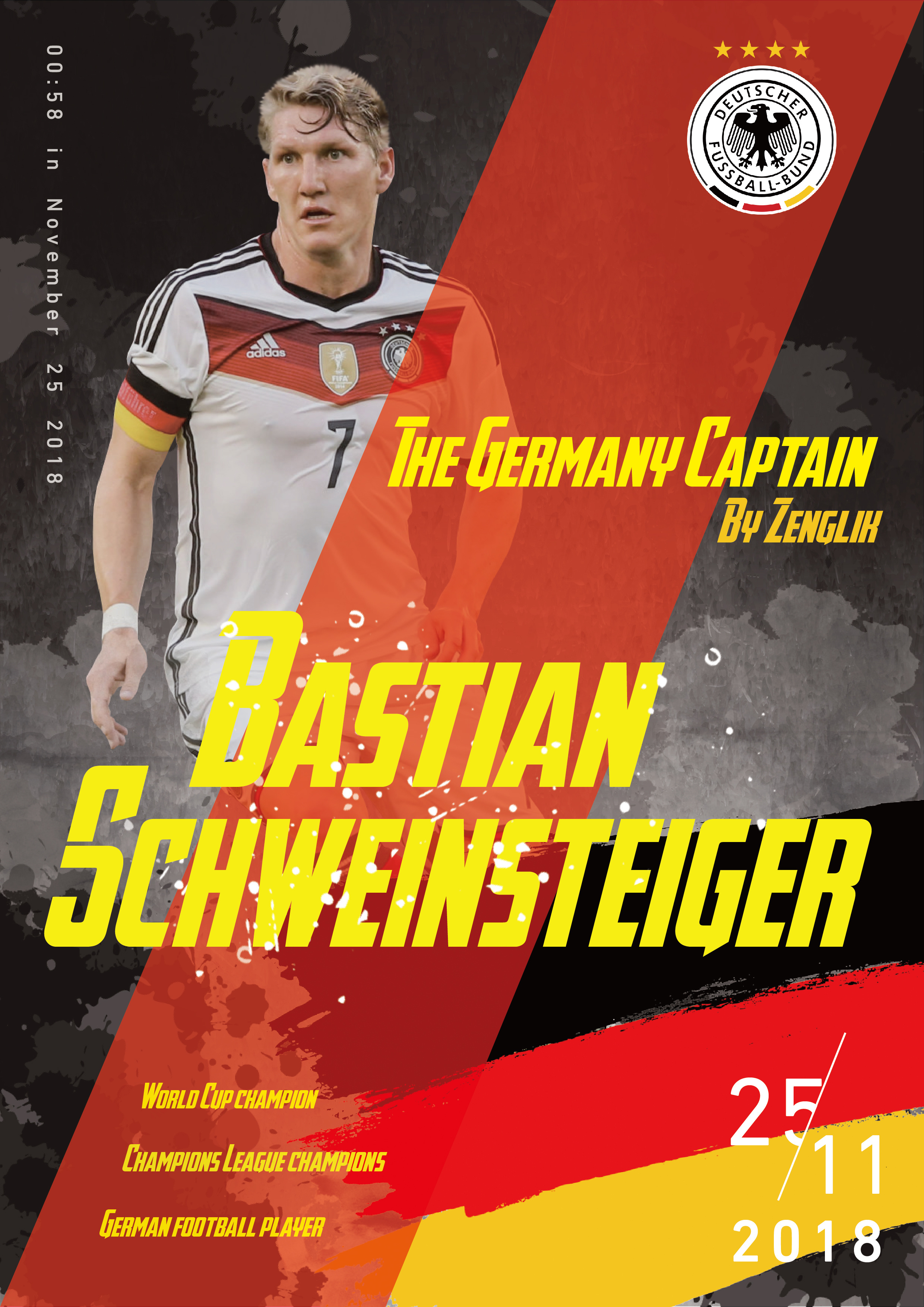 足球国家队队长系列海报