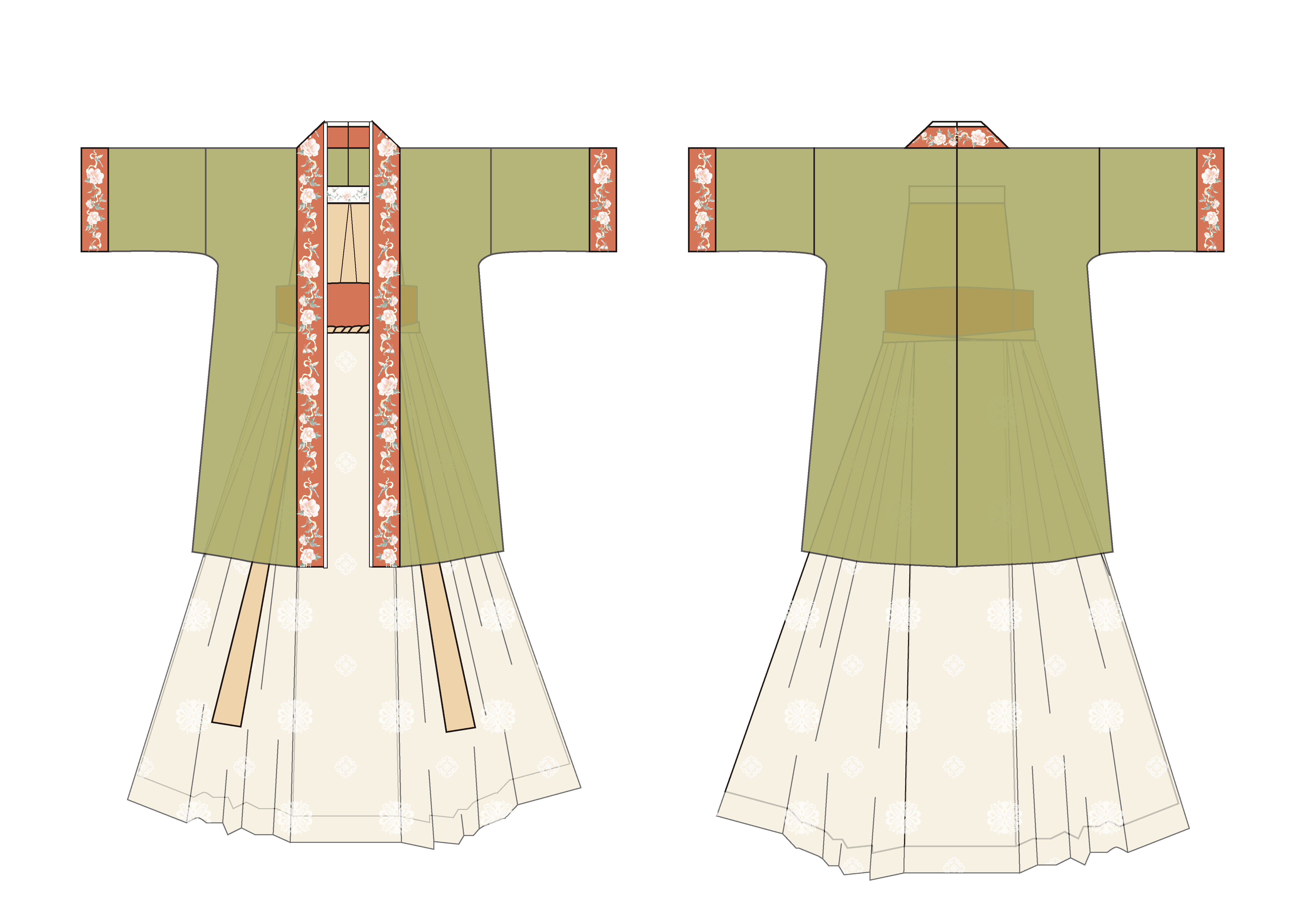 【牡丹亭】宋制汉服（图ZMjQ0MzU5NzYw） - 其他服装 - 站酷设计师俏俏鸭原创素材 - 站酷ZCOOL