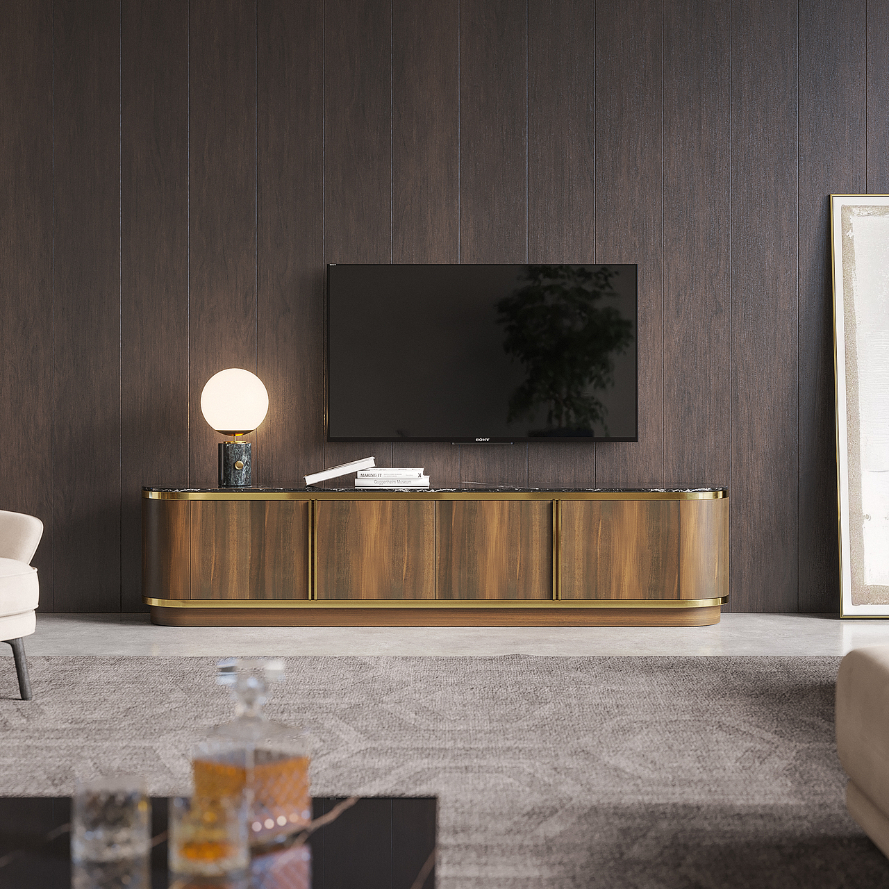 轻奢客厅系列（图ZMjQ0NTE1NDM2） - 建筑/空间 - 站酷设计师Bentzen原创素材 - 站酷ZCOOL