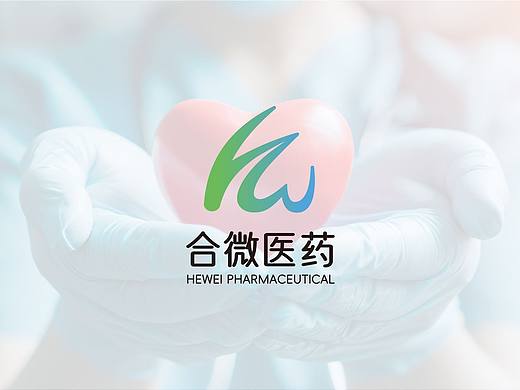 合微医药logo设计/医疗logo/科技logo/品牌标志