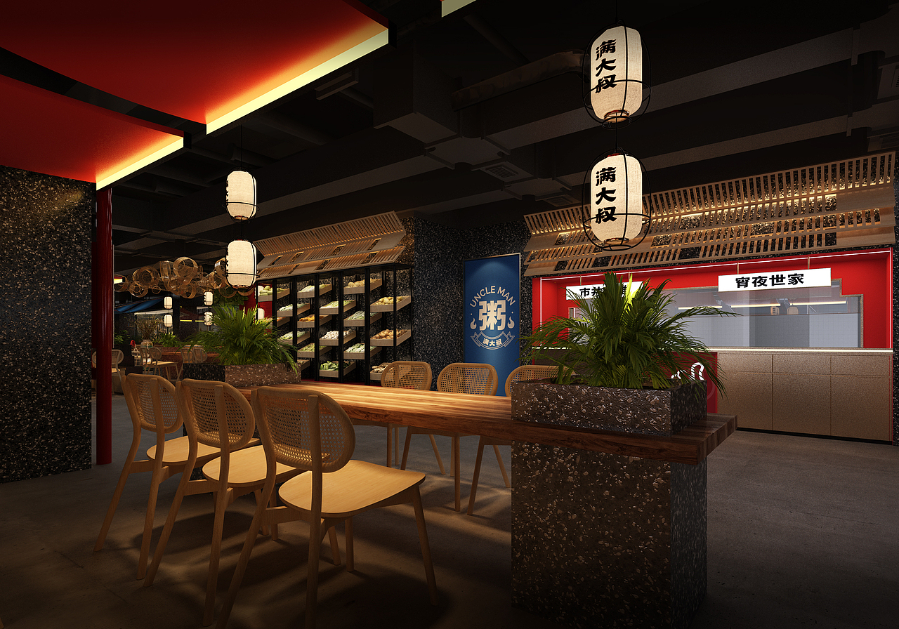 广西这个大叔宵夜品牌，出自百年老字号的宵夜世家（图ZMjg3NDI0MzY0） - 酒店餐饮设计 - 站酷设计师知尖品牌原创素材 - 站酷ZCOOL