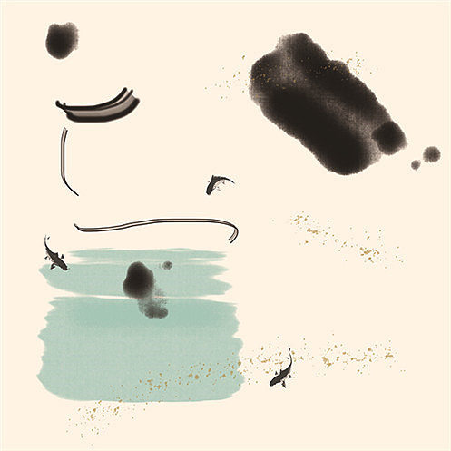 抽象手绘油画（图ZMjYzNDc3MjI0） - 酒店餐饮设计 - 站酷设计师华雅诗装饰画黄悦原创素材 - 站酷ZCOOL