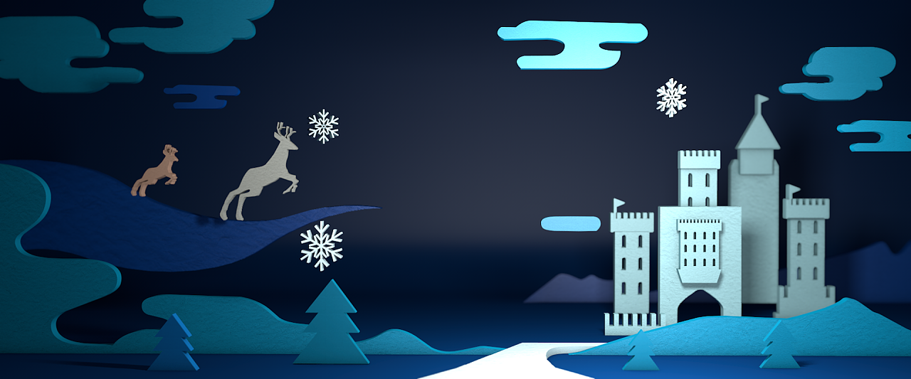 c4d 剪纸风格|网页|运营设计|小丶木偶 - 原创作品 - 站酷 (zcool)