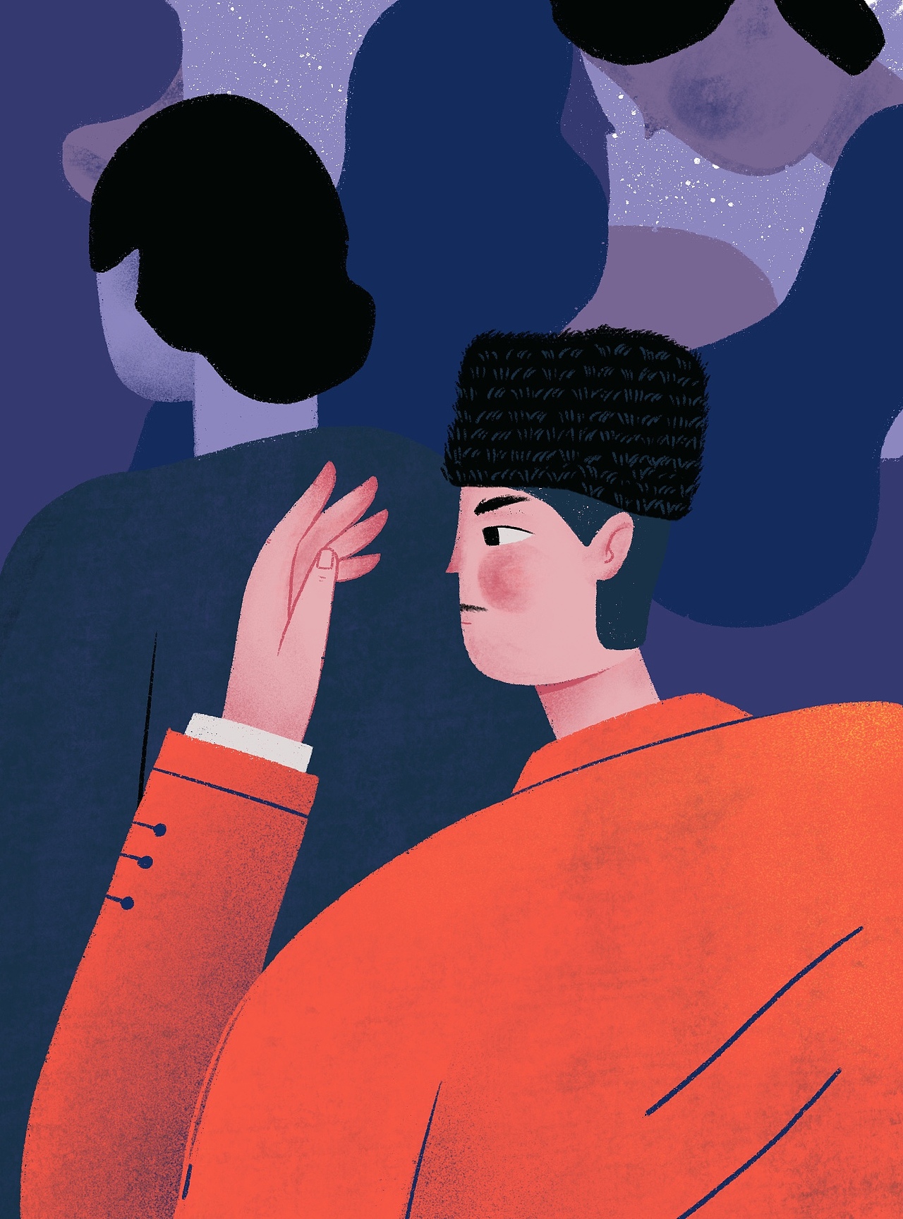 空荡的暗房间失落
任由身体坠在单人床<br>当忧郁的黑幕<br>全面掩盖了日常<br>反而让小小的快乐<br>透出更耀眼的光