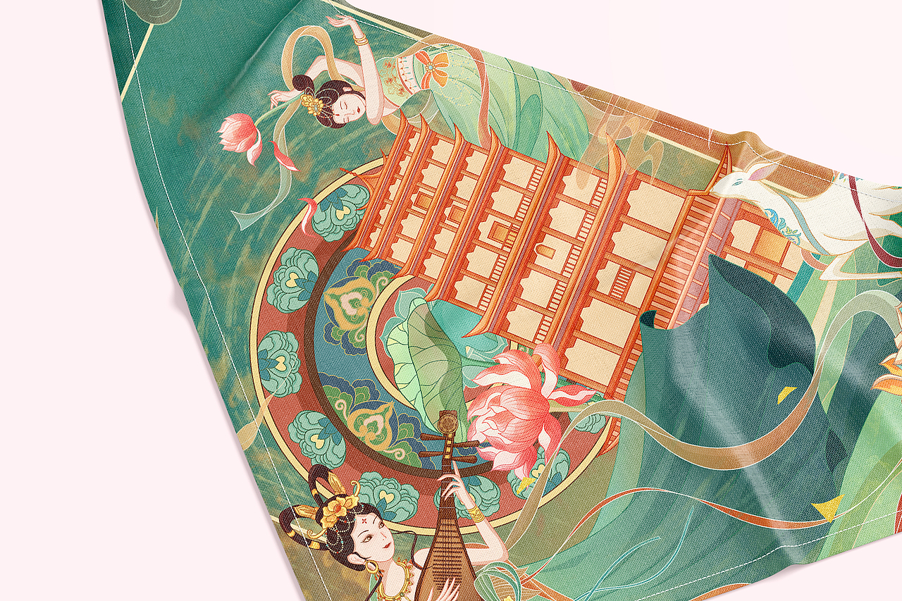 城市地标系列三 (敦煌-莫高窟)