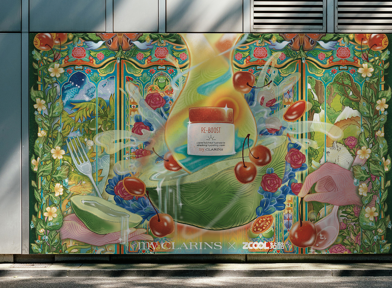 【好食肌長綻放】my CLARINS 植愈探索圖鑒（圖ZMzQ3MjY3NzI0） - 海報 - 站酷設計師姜繇原創(chuàng)素材 - 站酷ZCOOL