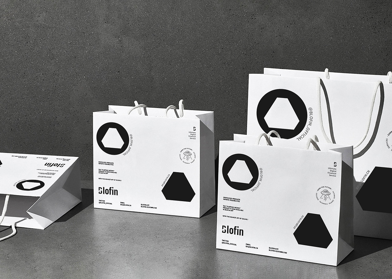 【品牌设计】blofin × 阿呆 - 关于黑白的探索