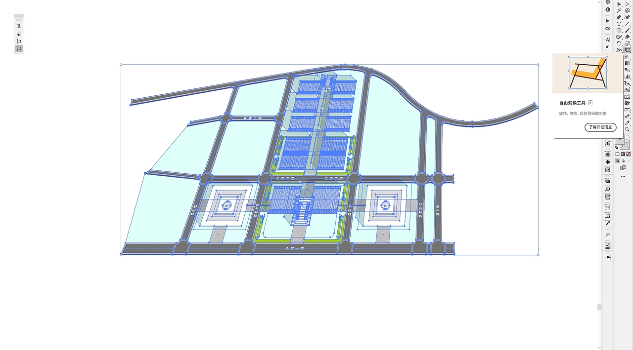 拟3D导览图的设计方法参考