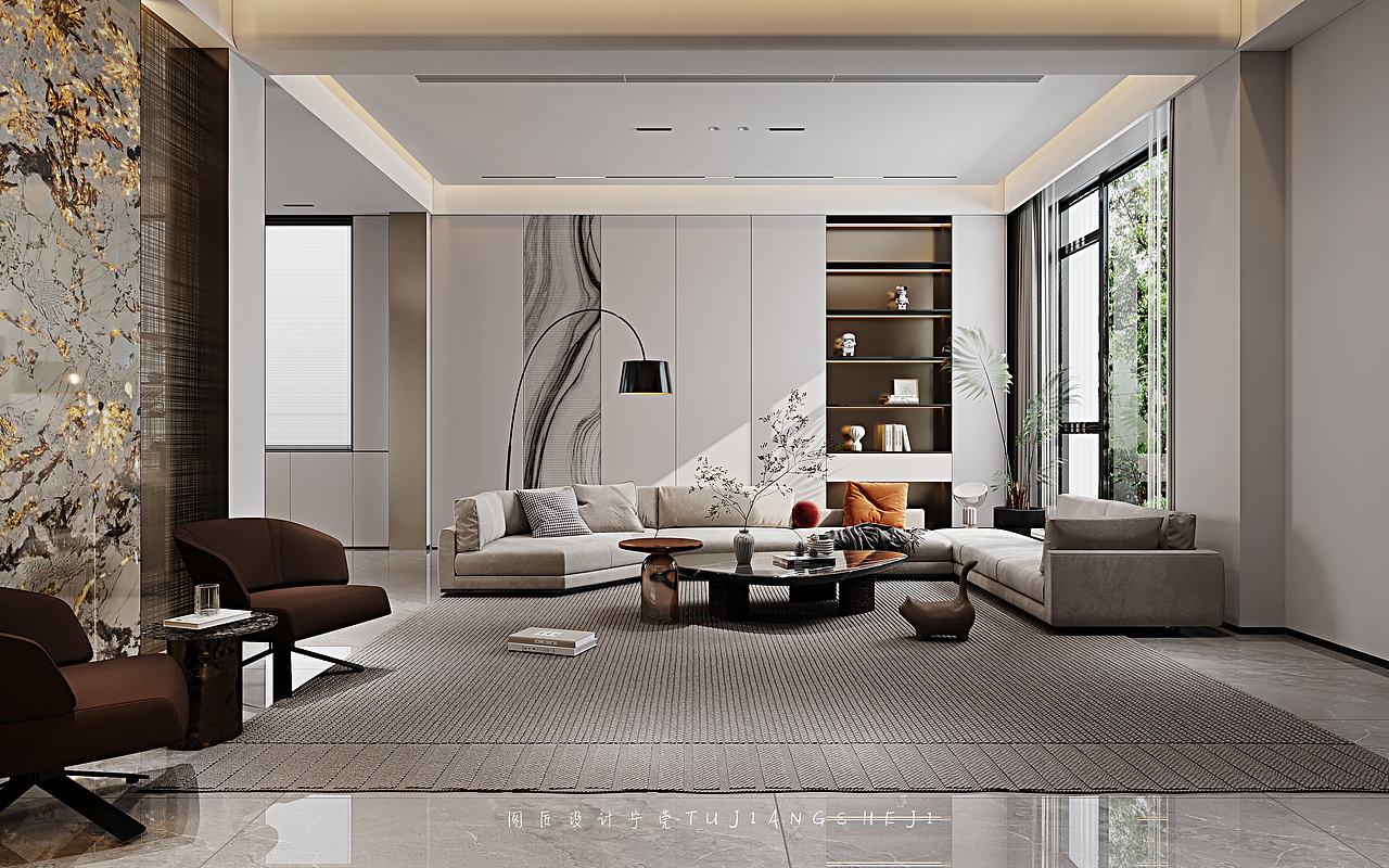 现代大平层，与木为邻，四季自然流淌