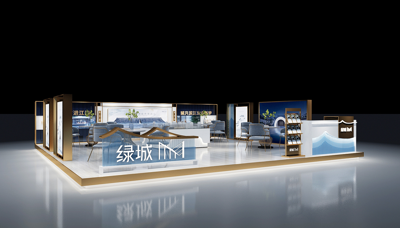 绿城房地产（图ZMzI5NzI3MTAw） - 场景 - 站酷设计师治术艺空原创素材 - 站酷ZCOOL