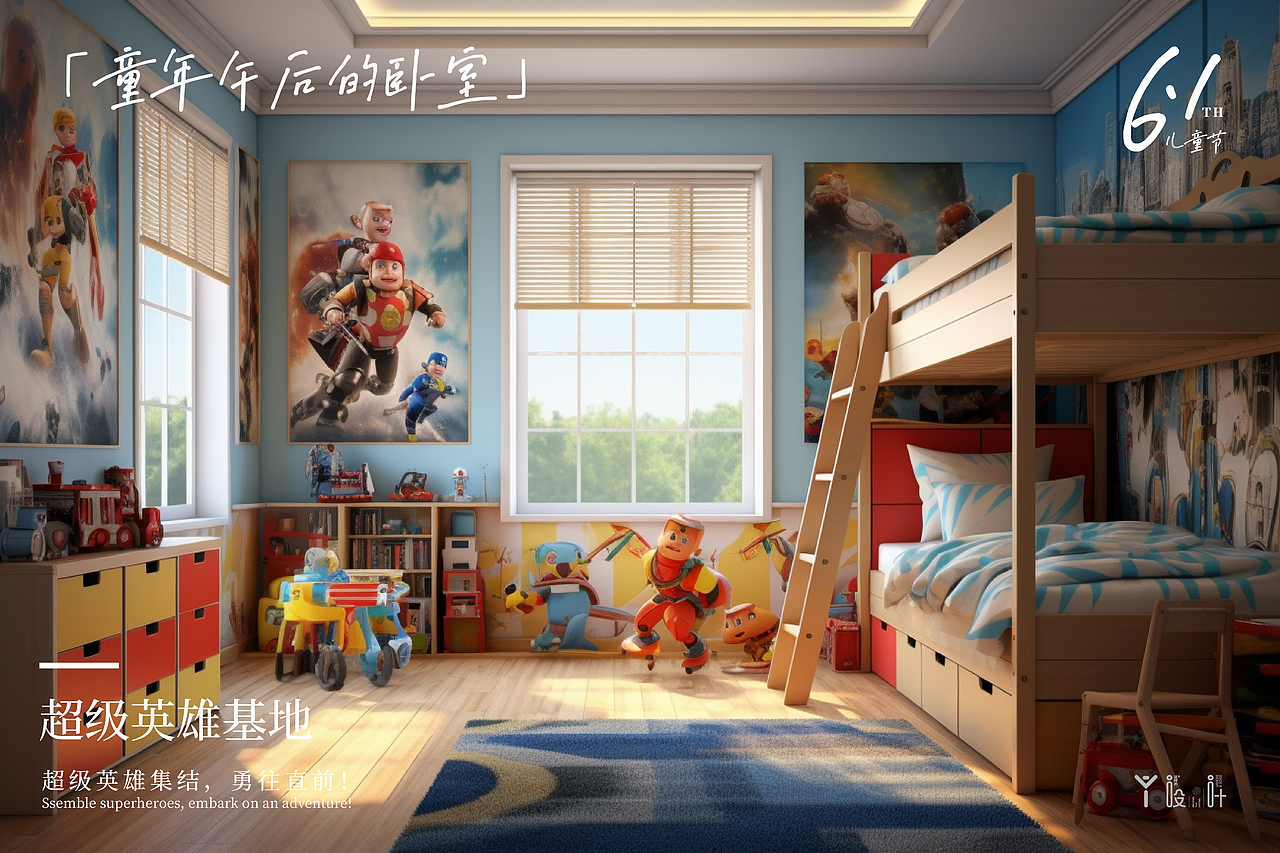 「童年午后的卧室」-人工智能合作出图（图ZMzQxODk5MzUy） - AI作品 - 站酷设计师AivenYu原创素材 - 站酷ZCOOL