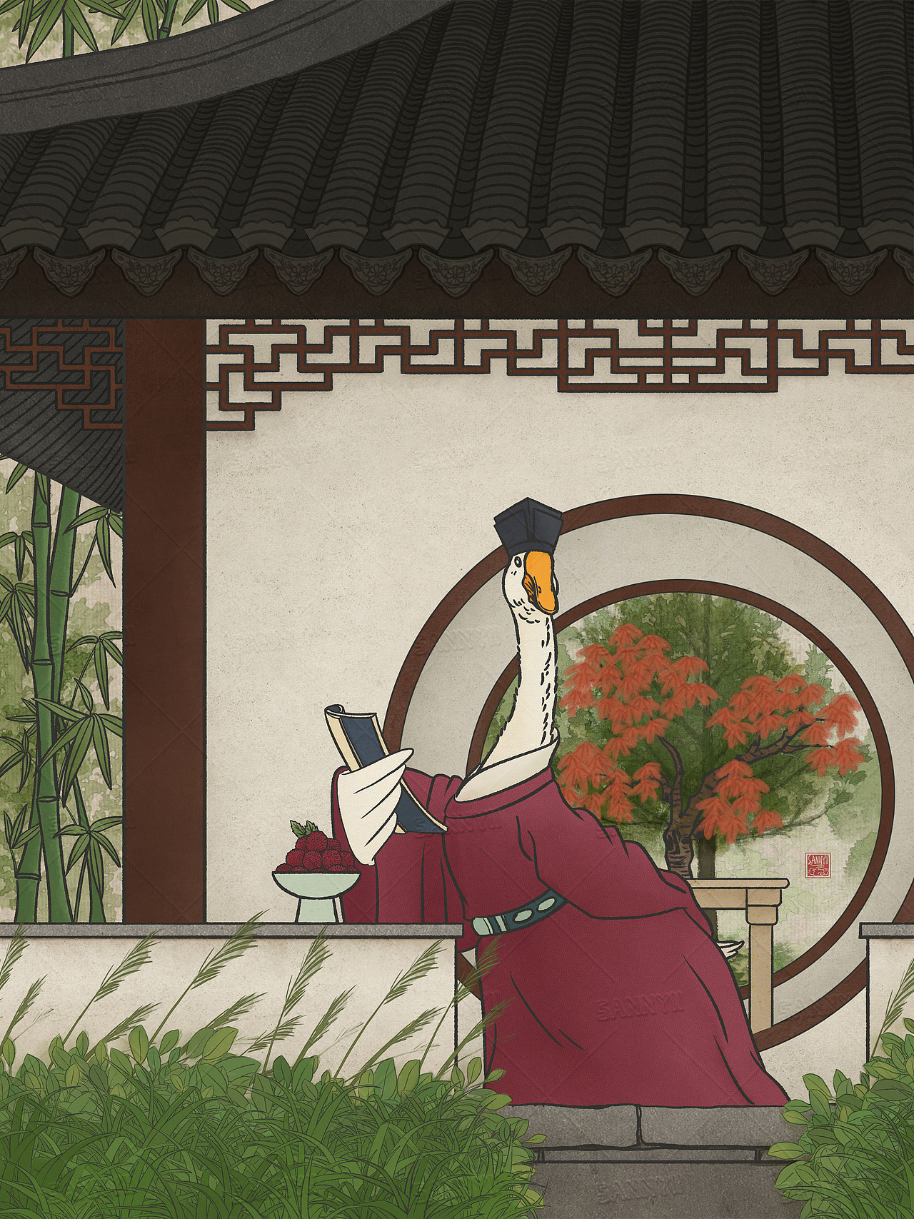 村霸改造计划之江南四大才子（图ZMzQ2MDM0NDAw） - 艺术插画 - 站酷设计师Sannyii原创素材 - 站酷ZCOOL