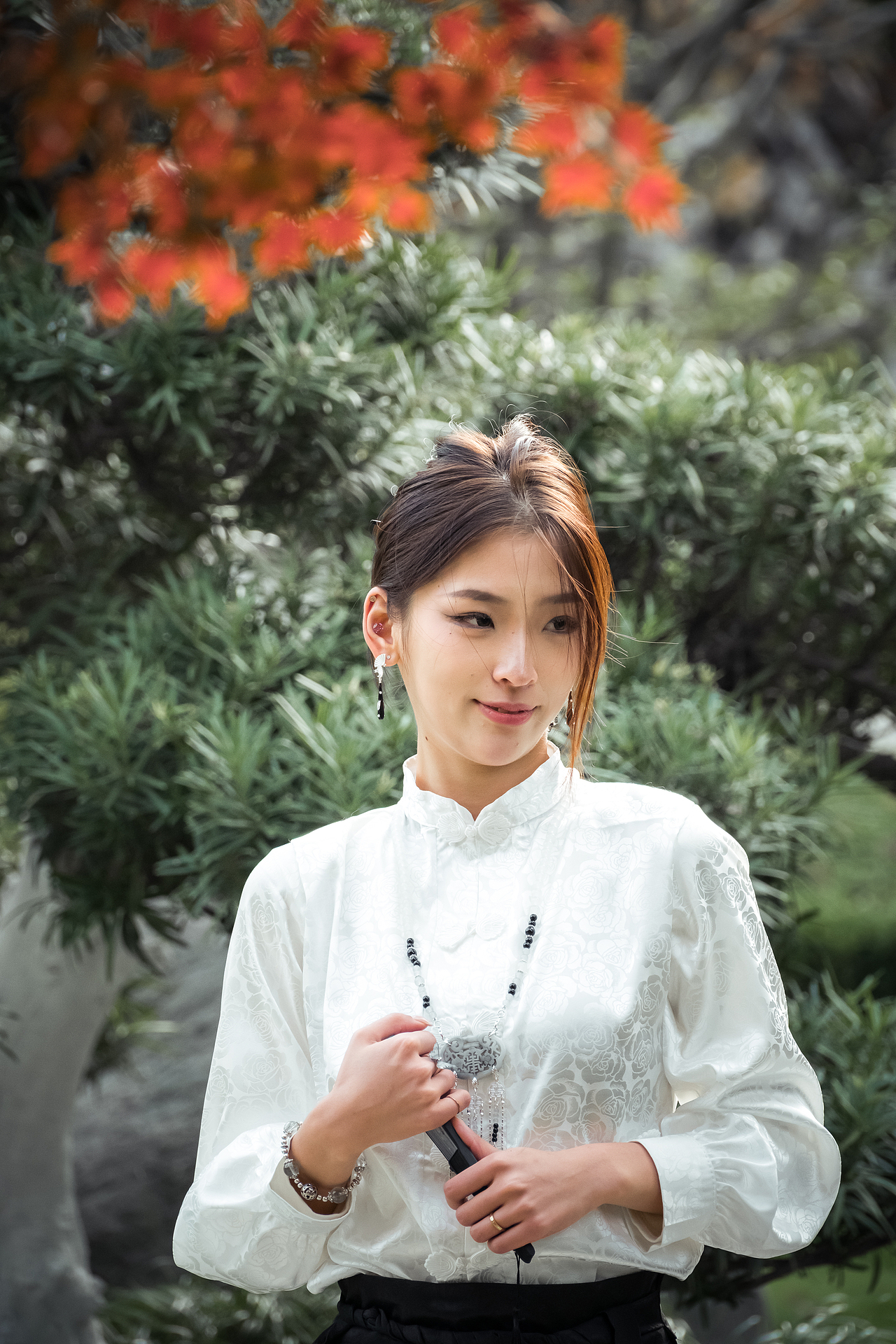 宝山寺X马面裙｜富士xh2（图ZMzU2NTAxMTQ4） - 人像摄影 - 站酷设计师岛的失眠所原创素材 - 站酷ZCOOL