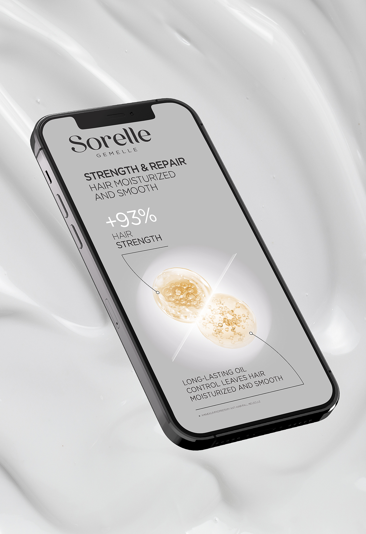 塑造护发品牌SORELLE的品牌形象与产品包装形象