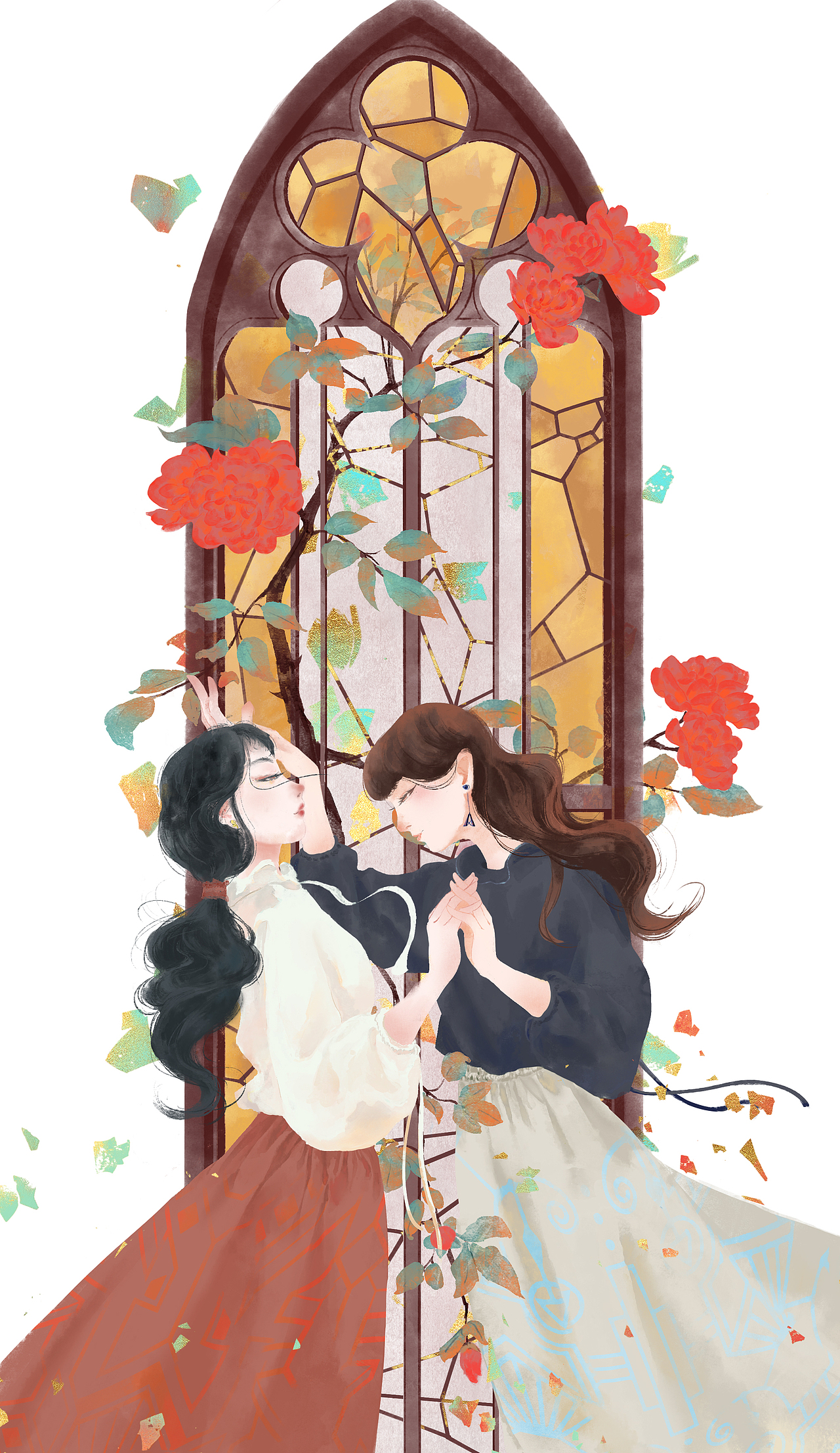 双生|插画|绘本|偏头找不着_原创作品-站酷zcool