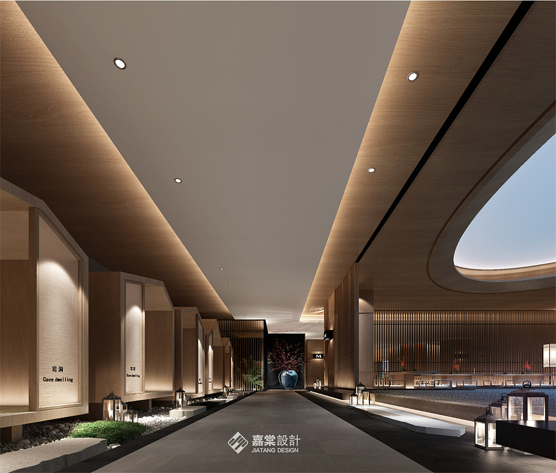 洛阳四季温泉洗浴设计效果图&郑州温泉酒店装修公司（图ZMjA3Nzg1ODAw） - 家装设计 - 站酷设计师嘉棠设计工作室原创素材 - 站酷ZCOOL