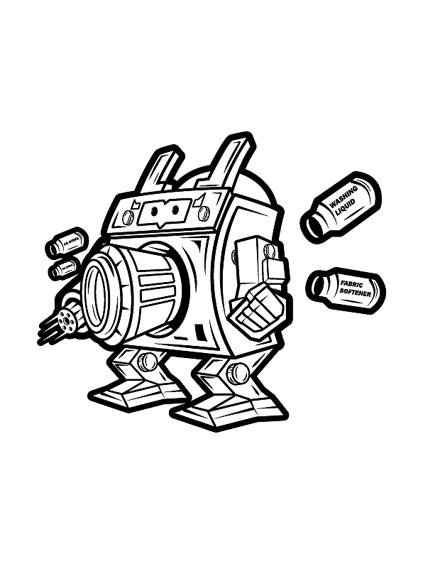 洗衣机插画（图ZMjM2MTM2OTAw） - 创作习作 - 站酷设计师hujia_snoopy原创素材 - 站酷ZCOOL