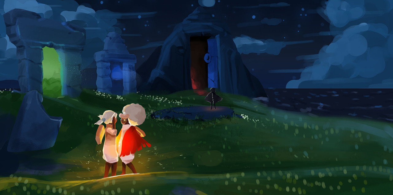 光遇-和你（图ZMjUxMDgxNzMy） - 概念设定 - 站酷设计师努力画画的闹啥子原创素材 - 站酷ZCOOL