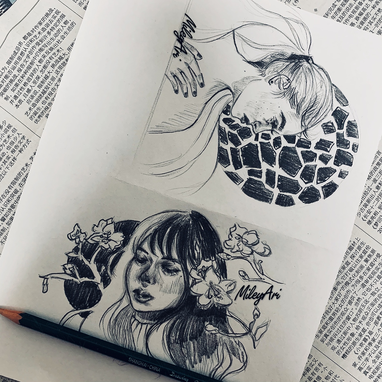 2020上半年-插画练习记录2⃣️（图ZMjE1OTA2ODk2） - 创作习作 - 站酷设计师MileyAri肉丸子原创素材 - 站酷ZCOOL