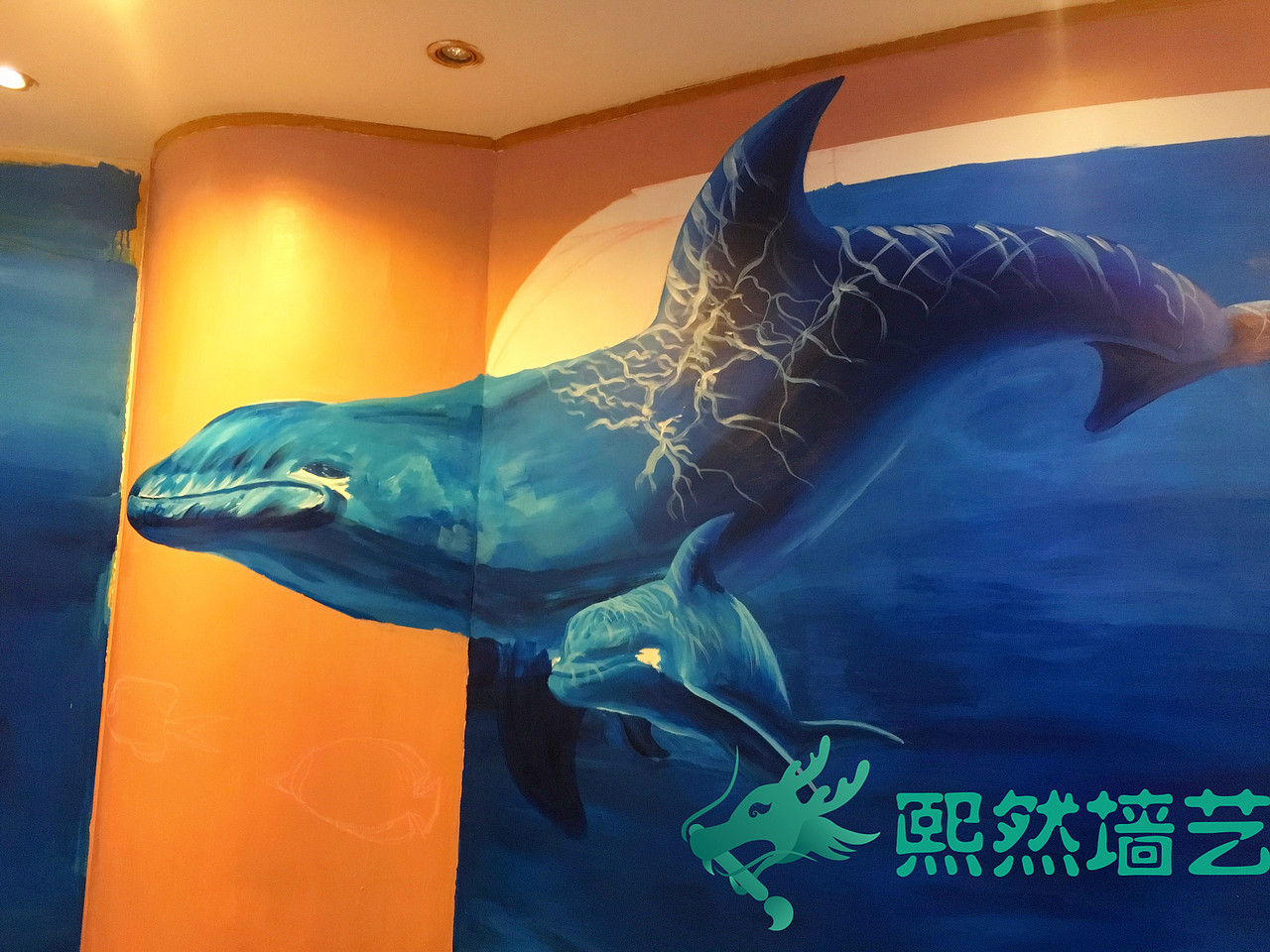 武汉熙然墙艺武汉华美达酒店旋转餐厅3D墙绘壁画设计（图ZNjg2Mjg5ODg=） - 展陈设计 - 站酷设计师超级画咖s原创素材 - 站酷ZCOOL