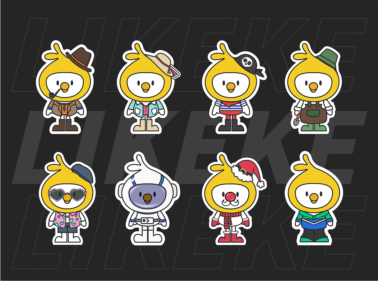 Li Keke李可可-原创IP形象设计