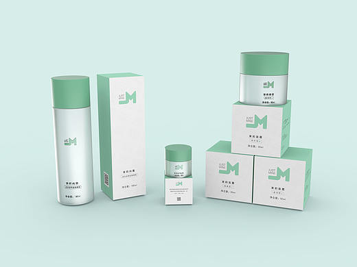 JUST MINE茉莉花系列护肤品包装设计