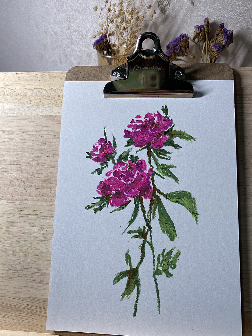 油画棒手绘｜花卉速涂🥰（图ZMzI0OTAyNTg4） - 绘画 - 站酷设计师Indeepmood原创素材 - 站酷ZCOOL