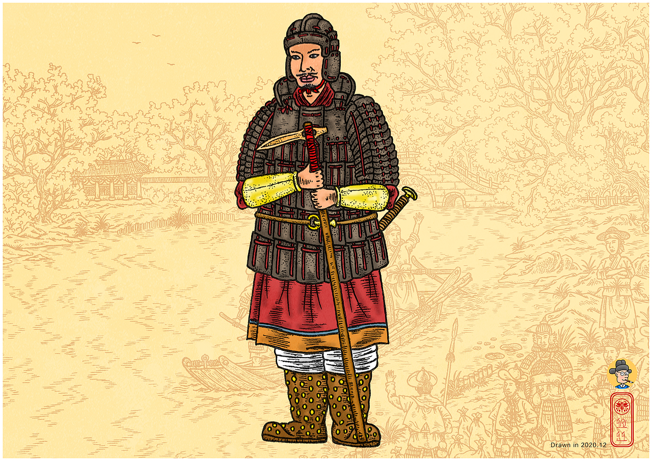 甲胄绘本图鉴——商周时期（图ZMzgwMjE3NTg4） - 绘画 - 站酷设计师疣猪米亚原创素材 - 站酷ZCOOL