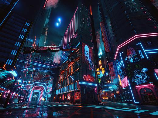 UE4赛博朋克