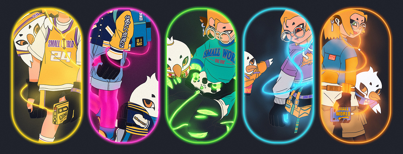 卡通潮流人设插画（图ZMjc5MjY4NzI4） - 新锐潮流插画 - 站酷设计师SHAHUHU庆庆原创素材 - 站酷ZCOOL