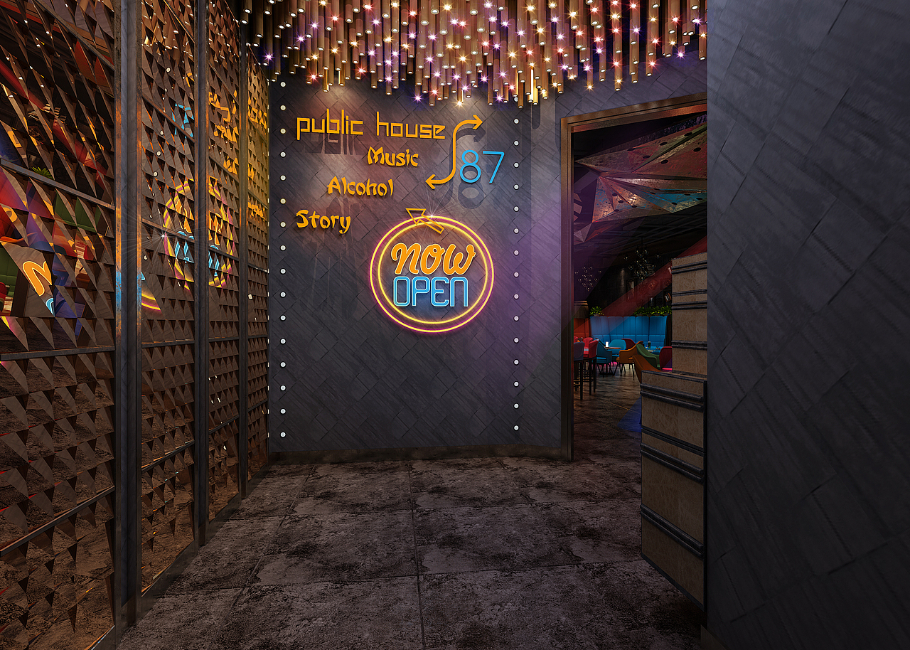 1992效果图出图KTV