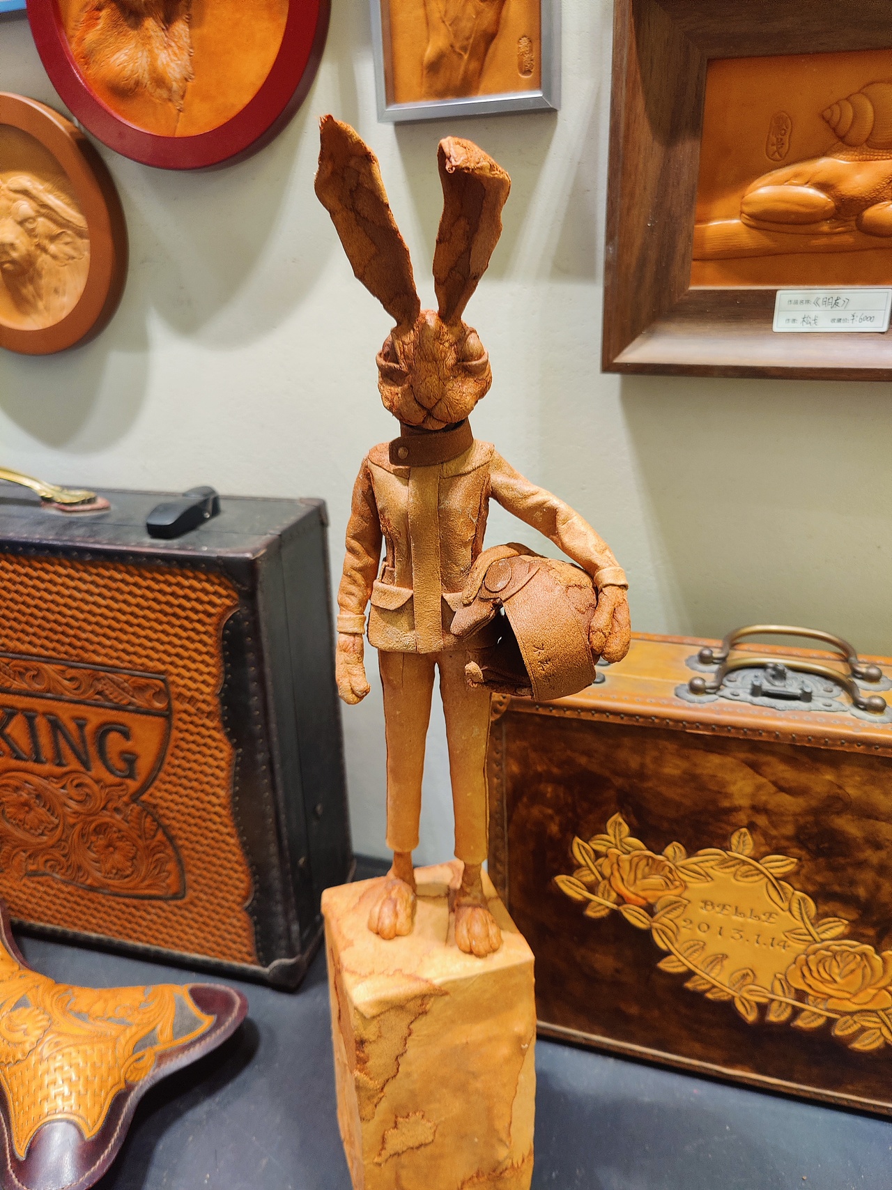 艳丽老师的皮塑作品《骑士》（图ZMjc5NzE5ODMy） - 其他手工艺 - 站酷设计师浮革皮艺原创素材 - 站酷ZCOOL