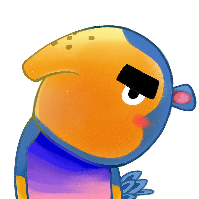 小矛的动森歪头像（图ZMjA2ODY3NjI0） - 艺术插画 - 站酷设计师_小矛原创素材 - 站酷ZCOOL