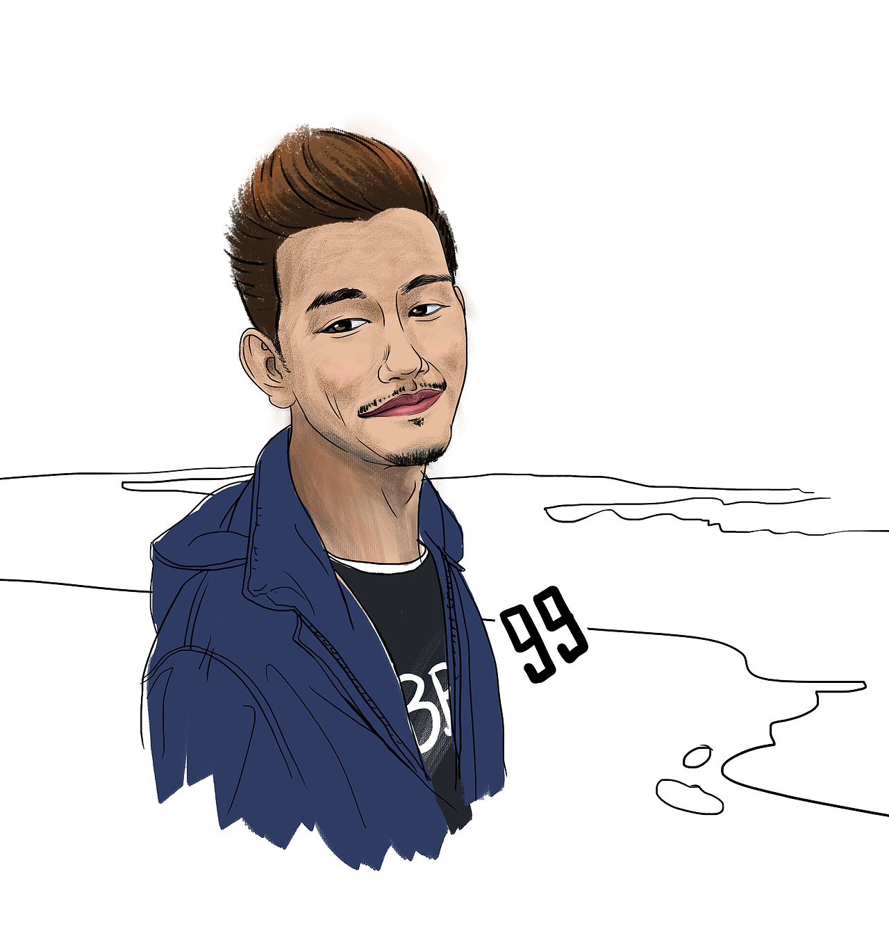 给别人画的头像