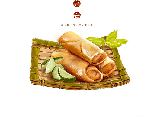 二十四节气—-春之节气里的传统美食（个人主页-ZNjM1ODg1OTY=） - 商业插画 - 站酷设计师阳光心晴原创素材 - 站酷ZCOOL