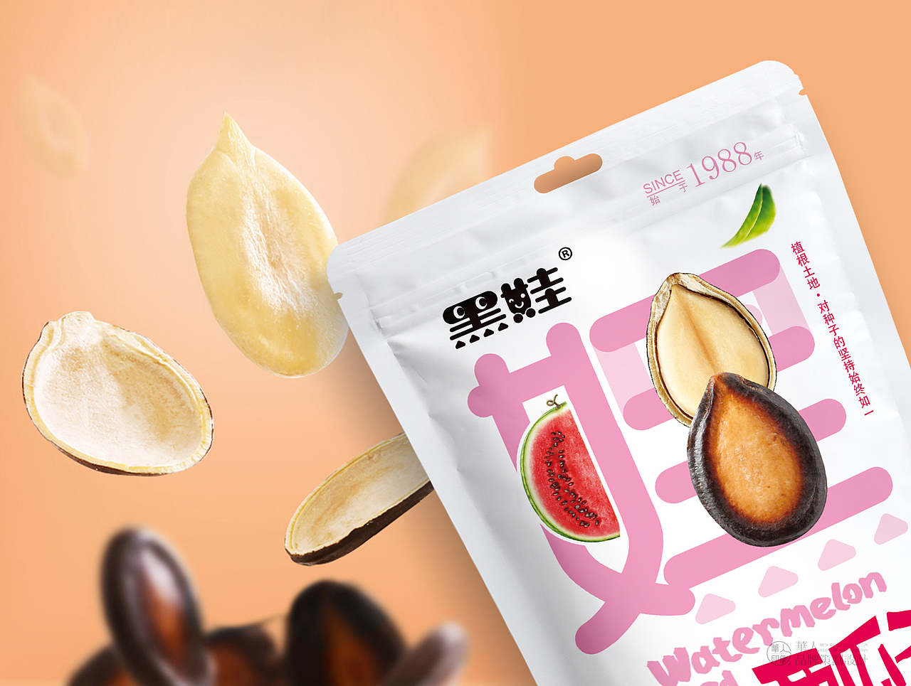 华人平面设计产品策划图片赏析--黑娃瓜子