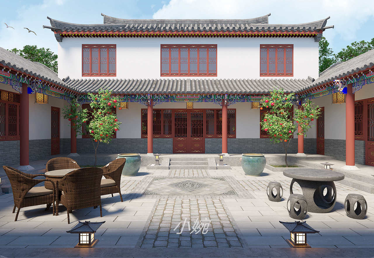 中式四合院空间设计