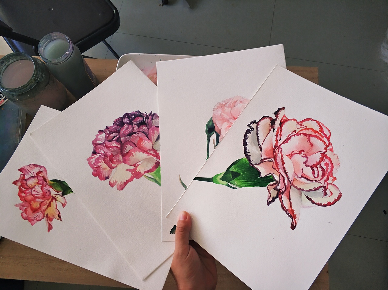 水彩写实花卉（图ZMTI5NjQwNjEy） - 创作习作 - 站酷设计师星空下手绘原创素材 - 站酷ZCOOL