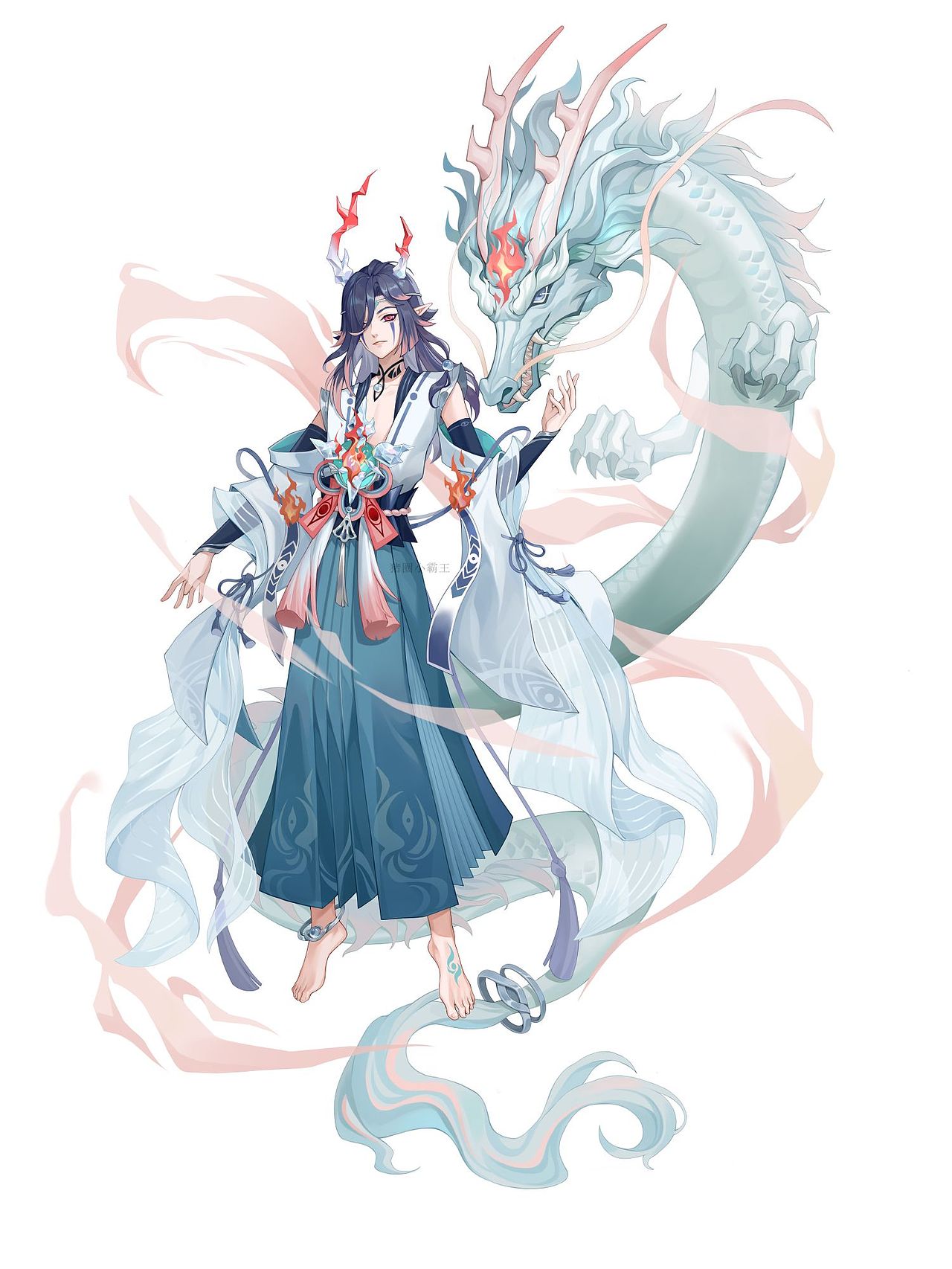 一目连——赤魂珑心（图ZMzE2ODMzODc2） - 游戏原画 - 站酷设计师吉吉日良丸原创素材 - 站酷ZCOOL