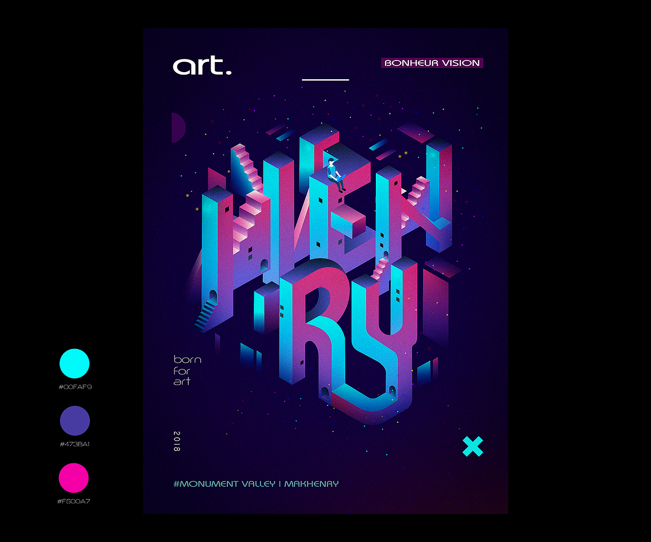 纪念碑谷插画设计-HENRY-Monument Valley（图ZMTI2NzU4MDA0） - 海报 - 站酷设计师MAK_HENRY原创素材 - 站酷ZCOOL