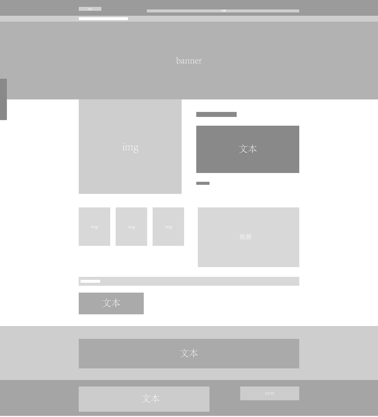 网页设计草图框架图片