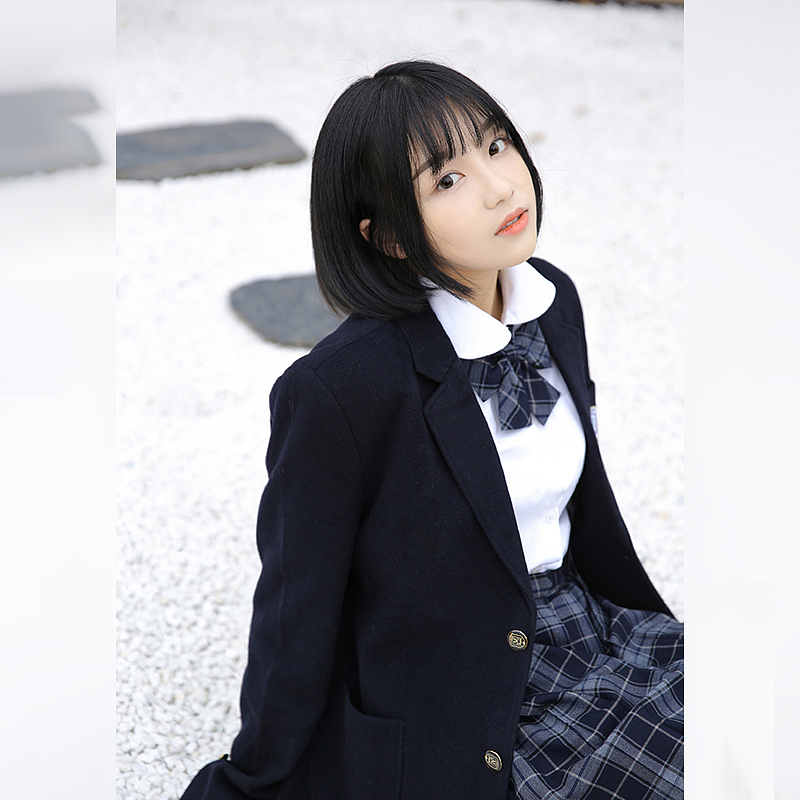 空气刘海波波头假发详情页+主图