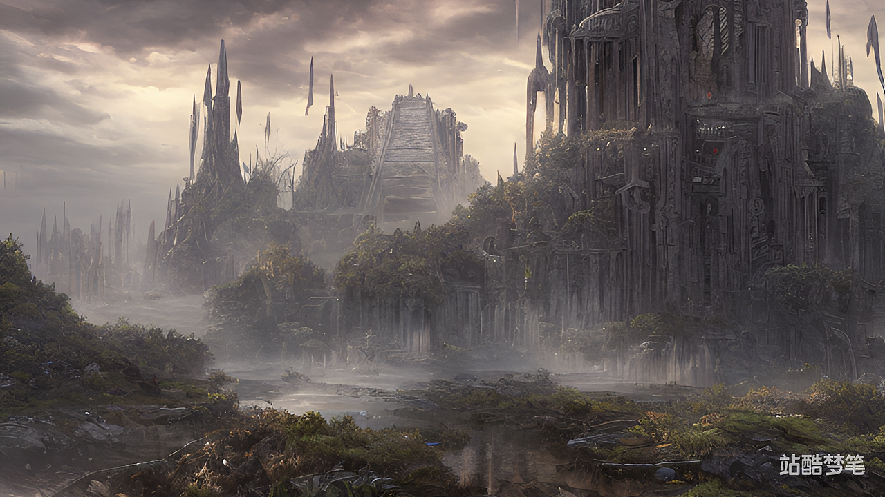 #站酷梦笔#末日 废墟 新生
