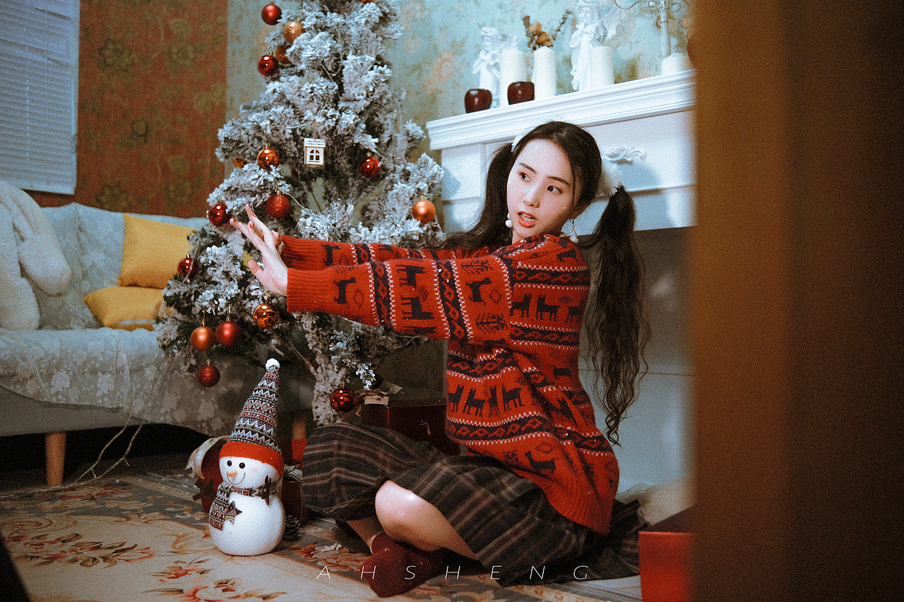 我住的城市也有红色的圣诞节