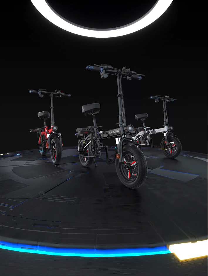 电动自行车-三维动画