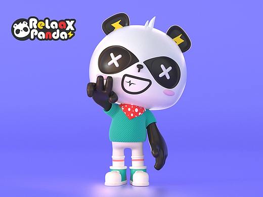 Relaax蕊来品牌熊猫IP形象