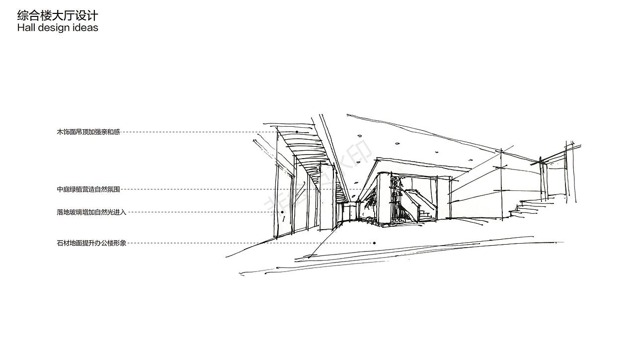 中石化办公楼概念设计方案（图ZMjY2NDMwODk2） - 商业空间设计 - 站酷设计师浪流的juice原创素材 - 站酷ZCOOL
