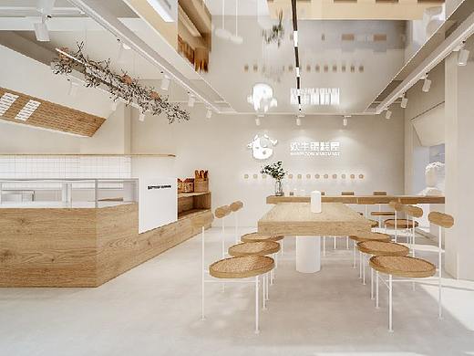 欢牛蛋糕屋简约风室内设计