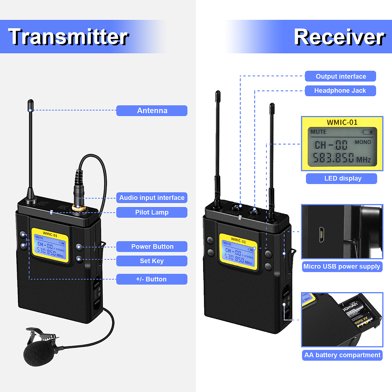 领夹麦克风小蜜蜂